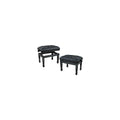 Leather Concert Piano Bench Black Y898596