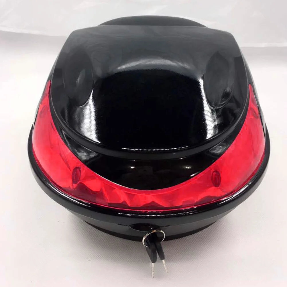 Motorcycle Trunk Tail Storage Case Rear Lock Backrest Travel Pouch C8159