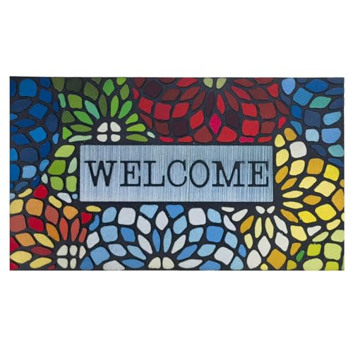 Colorful 18x 30 Inch Non Slip Rubber Doormat Y2185
