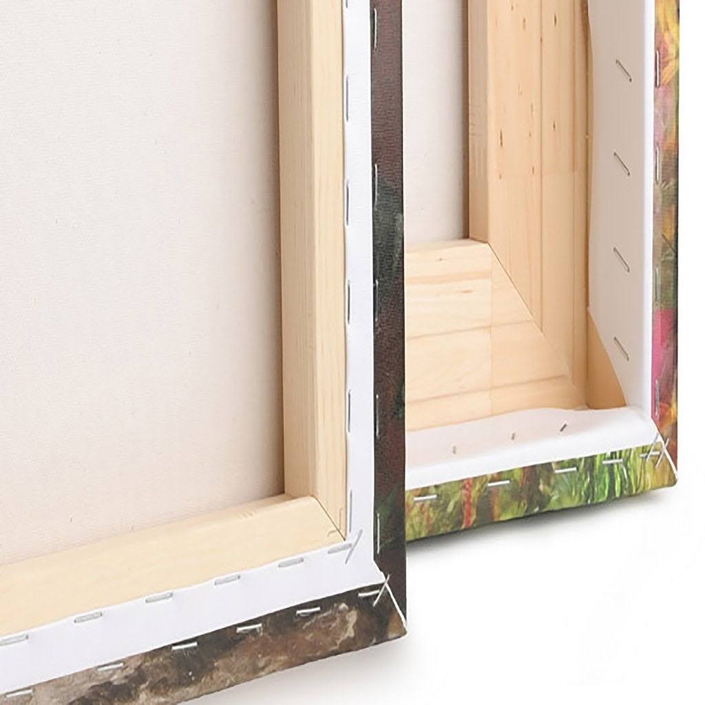 White 12 in. x 20 in. Canvas Print N588785