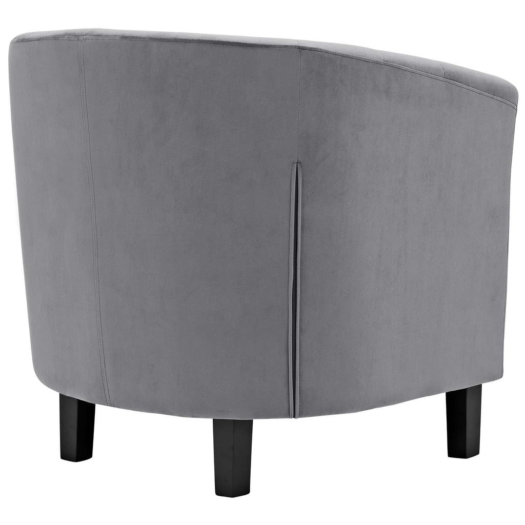 Velvet Upholstered Armchair X73097