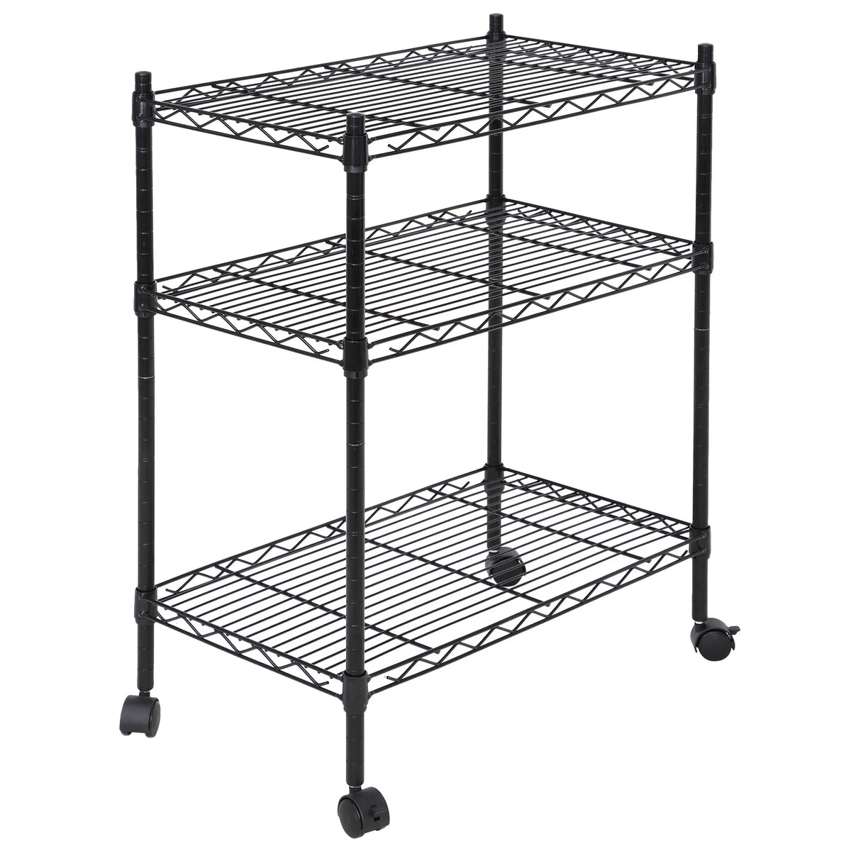 Rolling Kitchen Cart Black I555