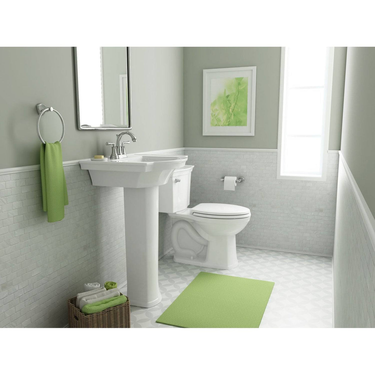 White Estate Pedestal Leg Q920262