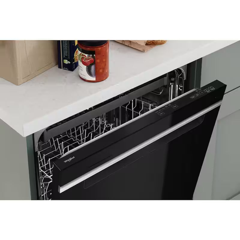 Black Built-In Tall Tub Dishwasher with Third Level Rack X54591