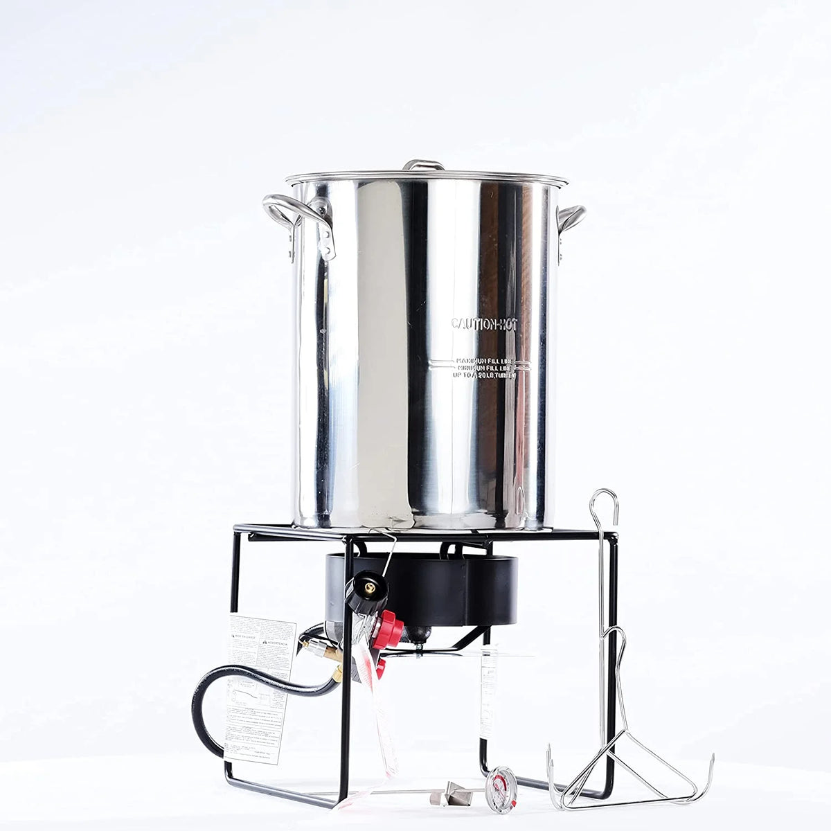 12 in. Stainless Steel Turkey Fryer Pot D647529