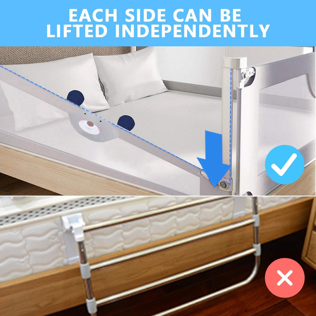 Collapsible Toddler Bed Rail for Queen Size Bed T288456