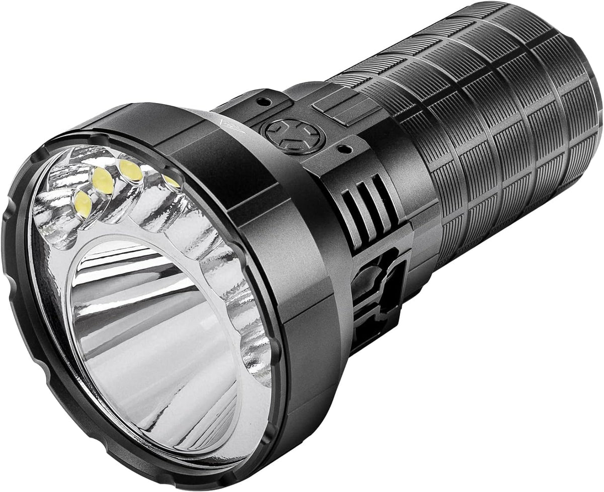 Rechargeable Flashlight 50000 Lumens with Cree XHP 70.2 LEDs A4891