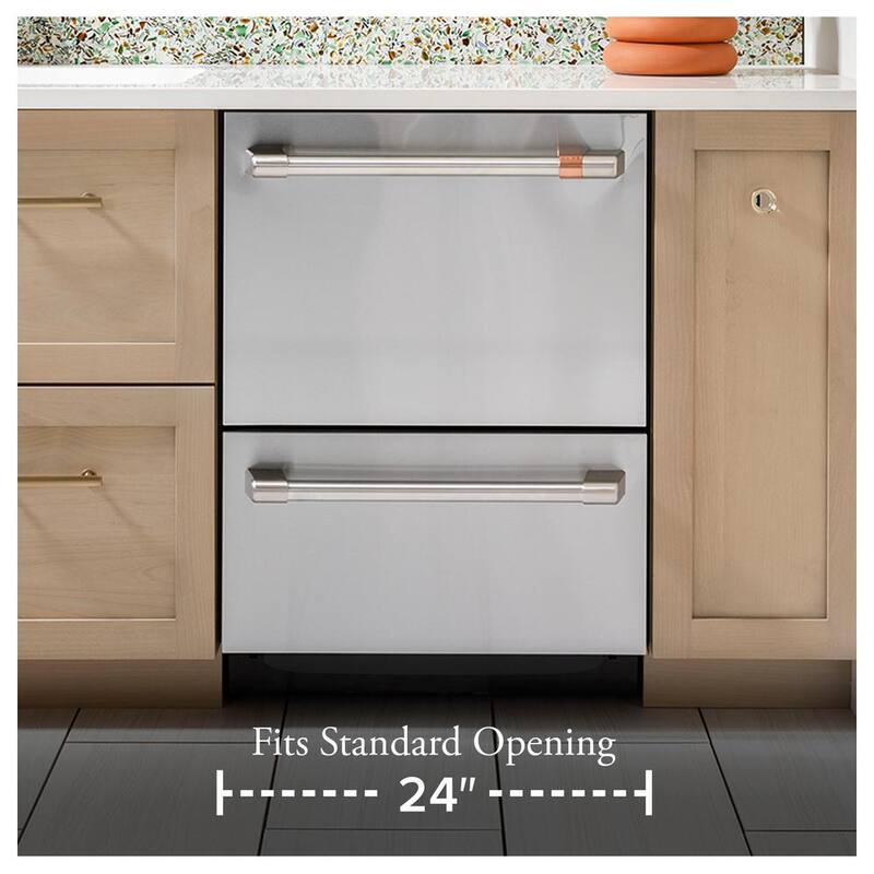 Matte Black Double Drawer Dishwasher P66230