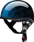 Blue Motorcycle Half Helmet V5080