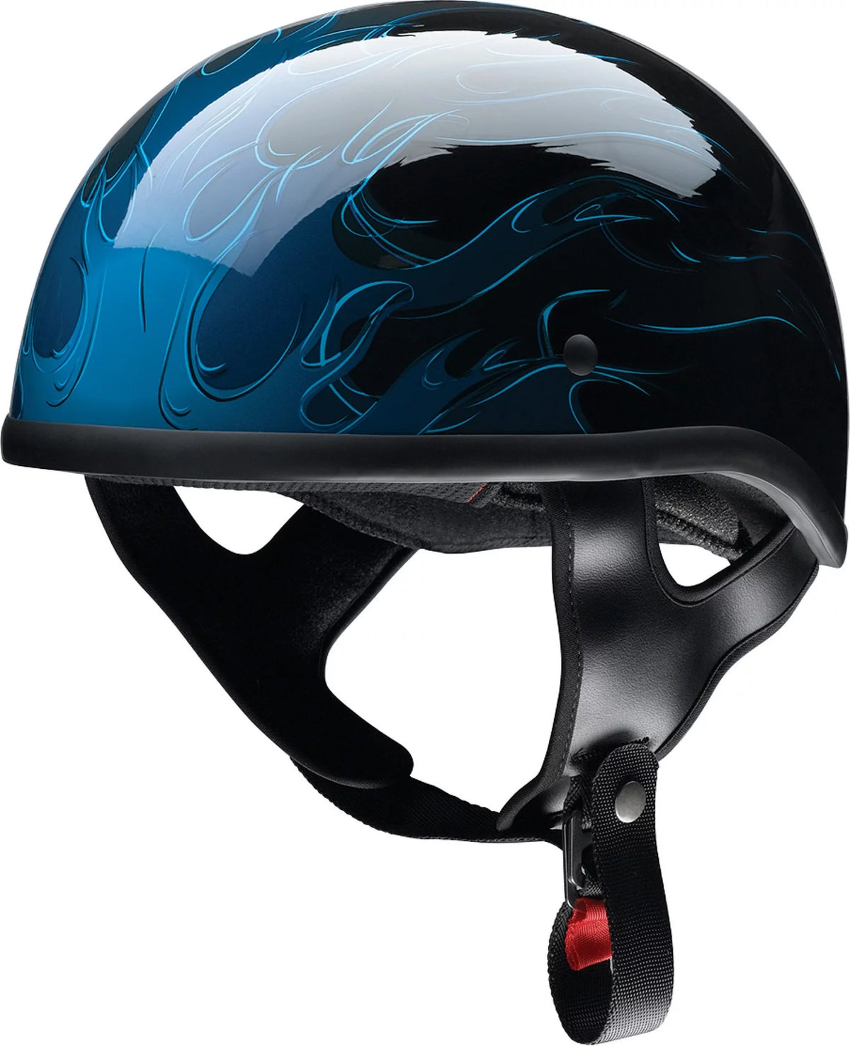Blue Motorcycle Half Helmet V5080
