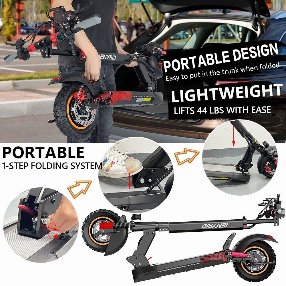Foldable Electric Scooter with Seat L476135