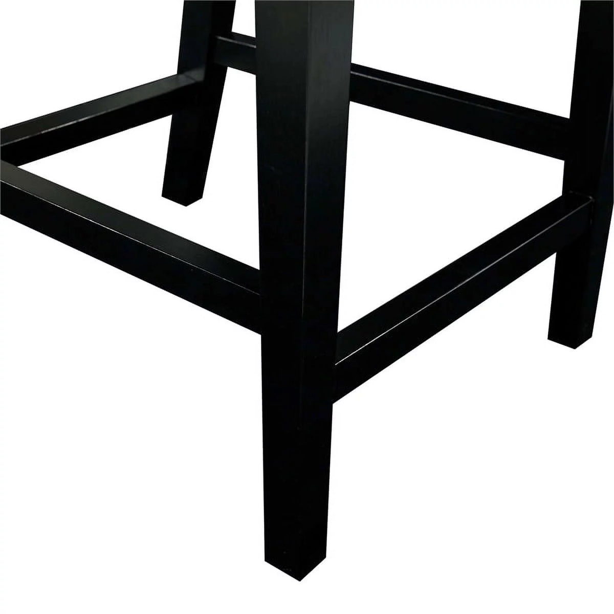 2 Piece Cow Print Wood Counter Stool Set I944545
