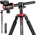 Aluminum Tripod with 360-Degree Ball Head and Rotatable Center Column, 75-Inch G249