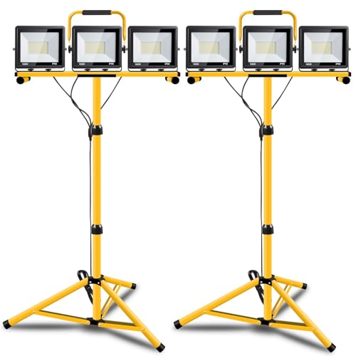 21000 Lumen LED Work Light with Adjustable Tripod Stand J2589