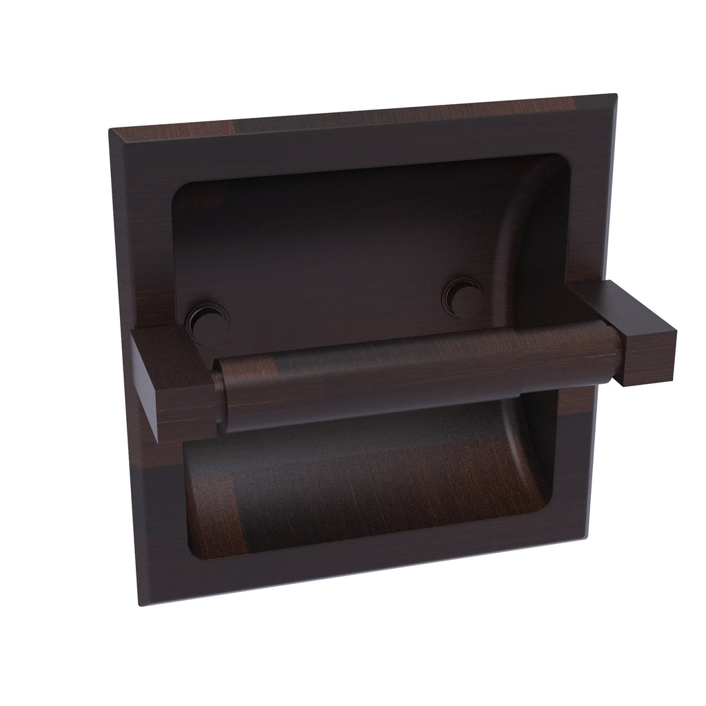 Recessed Toilet Paper Holder Unlacquered Brass B3988