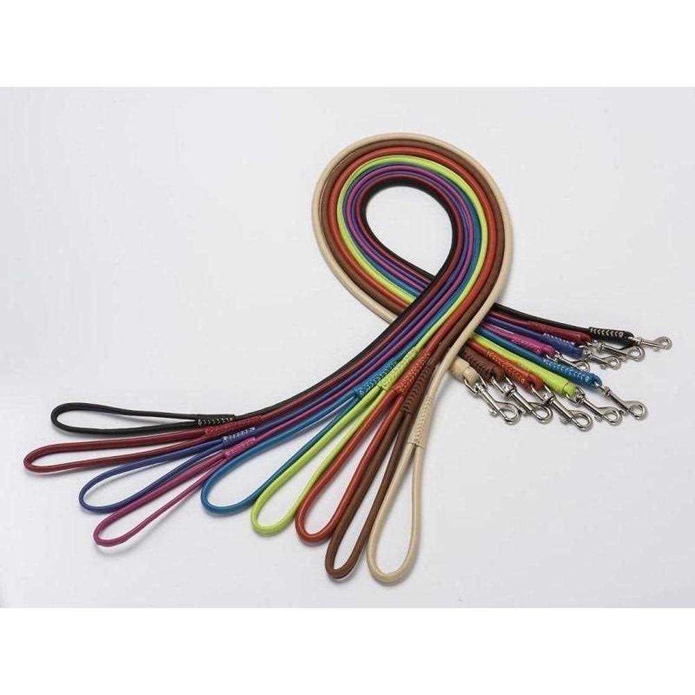 Soft Leather Round Leash V45941