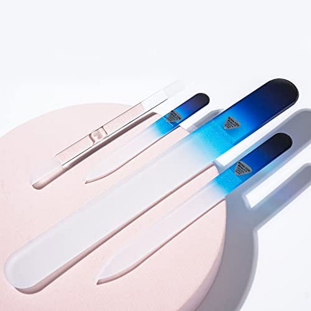 Glass Nail File Set with Cuticle Trimmer C48261