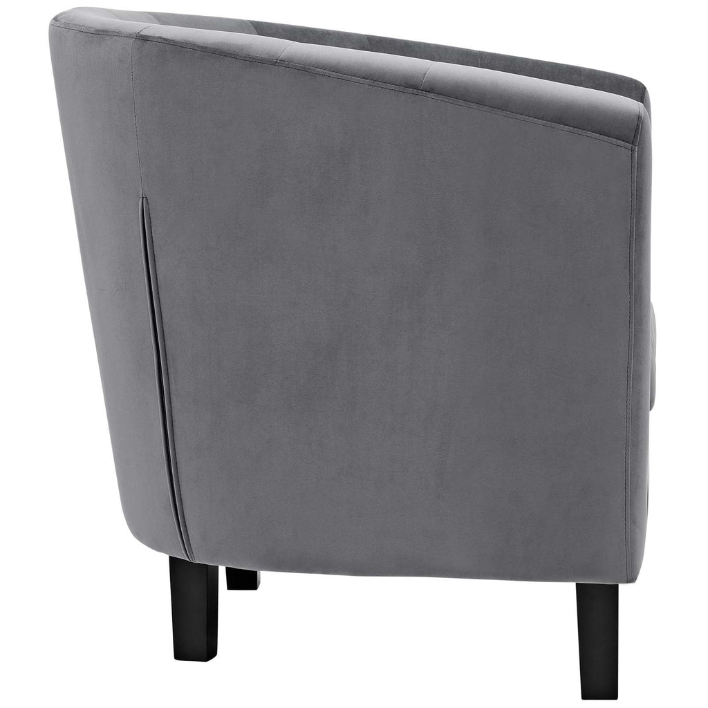 Velvet Upholstered Armchair X73097