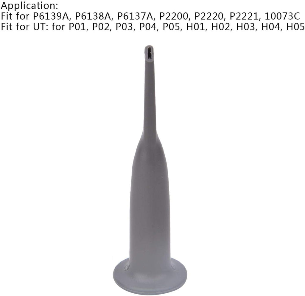 2Pcs Universal Protective Oscilloscope Probe Cap with Hook, Gray I67755