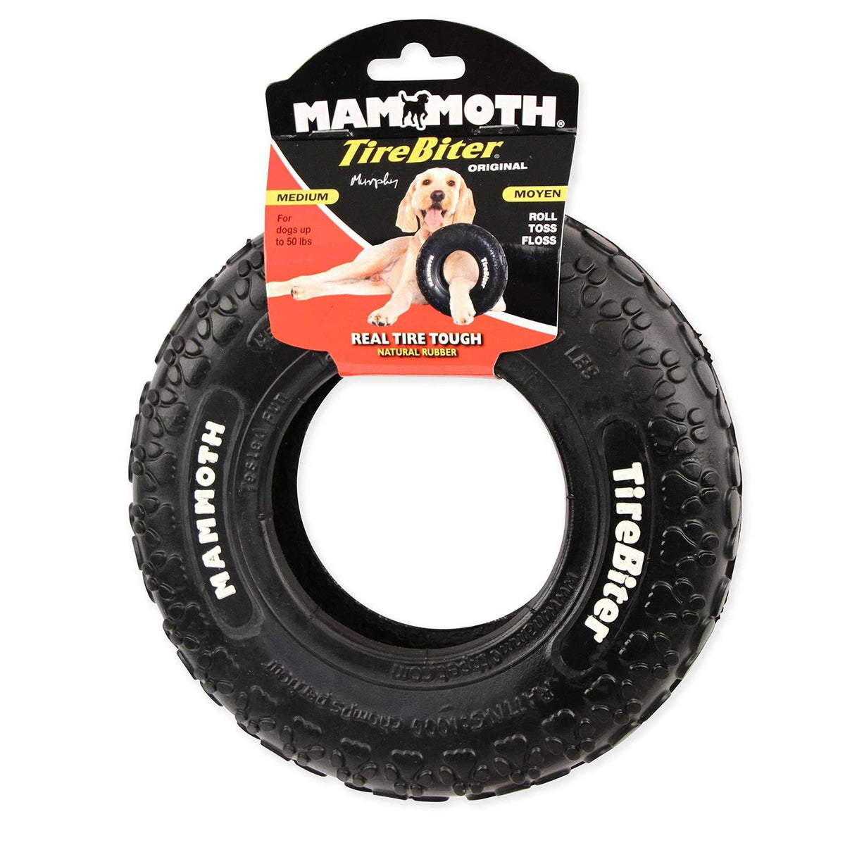 Rubber Tire Dog Toy Medium A624592