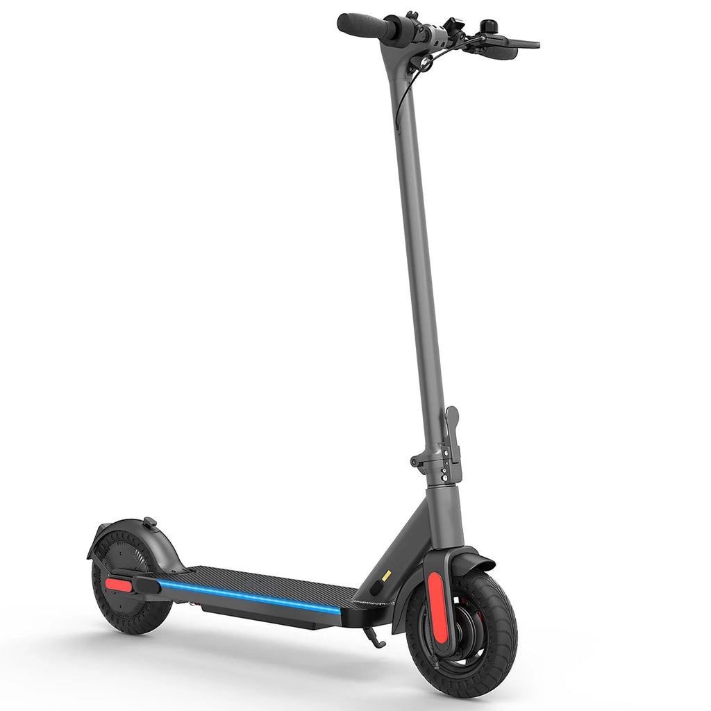 Electric Scooter with 10 Solid Tires, 500W Motor Folding Y201
