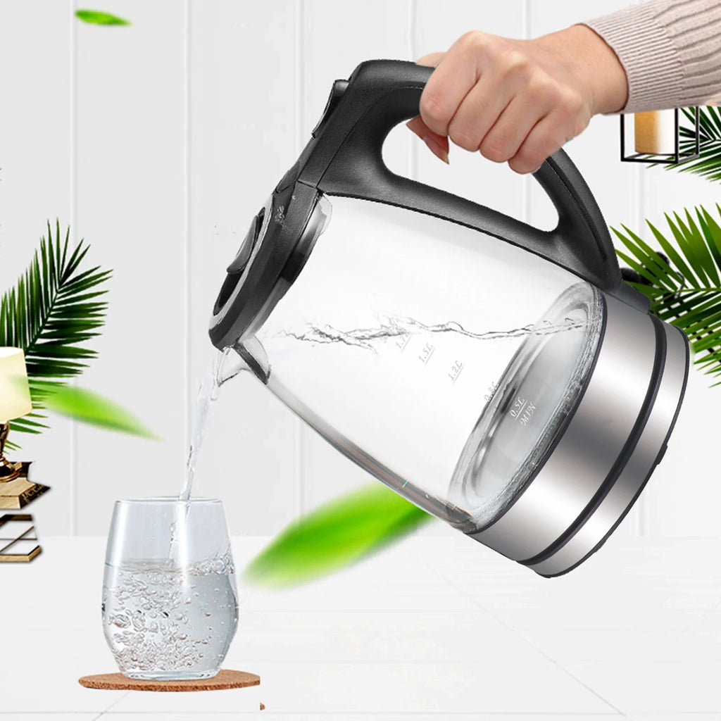 1.7L Glass Electric Kettle with Auto Shut-Off U8407