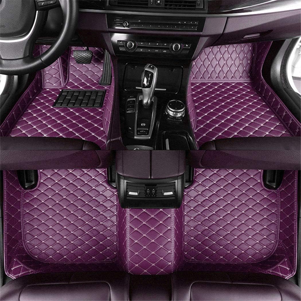 Black Red Car Floor Mats S561