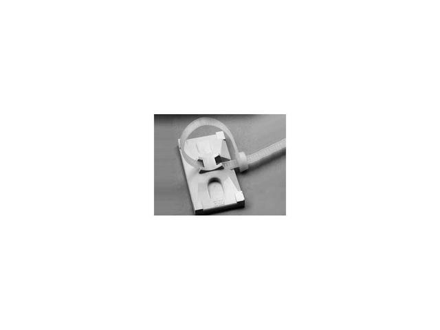 Black 2-Way Adhesive Cable Tie Mounting Base T47200