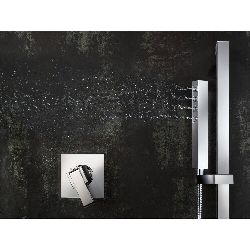 Chrome Slide Bar Hand Shower D1094