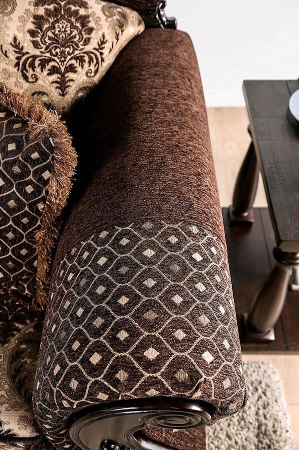 Black Chenille Sofa and Loveseat S431321