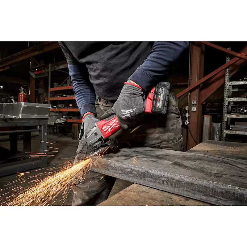 18V Lithium-Ion Brushless Cordless 4-1/2 in./5 in. Grinder and Starter Kit with 5.0 Ah Battery and Charger L147