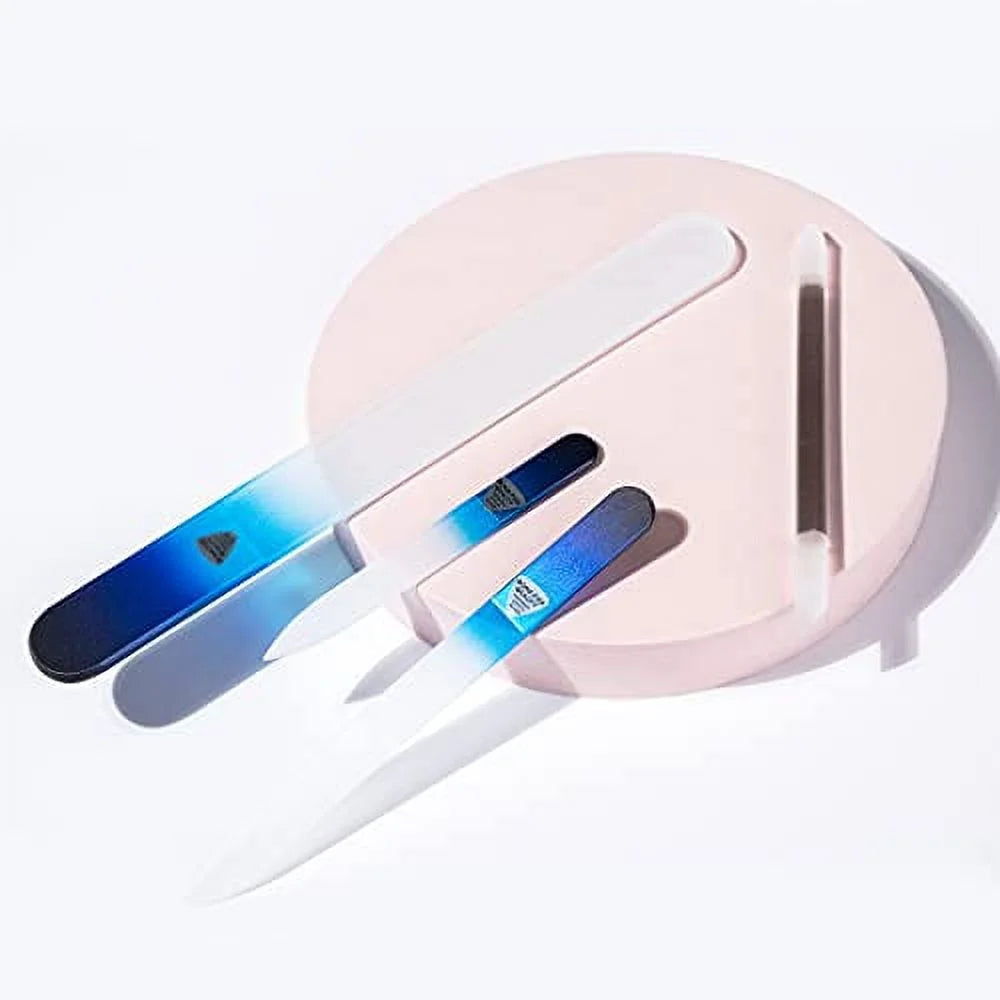 Glass Nail File Set with Cuticle Trimmer C48261