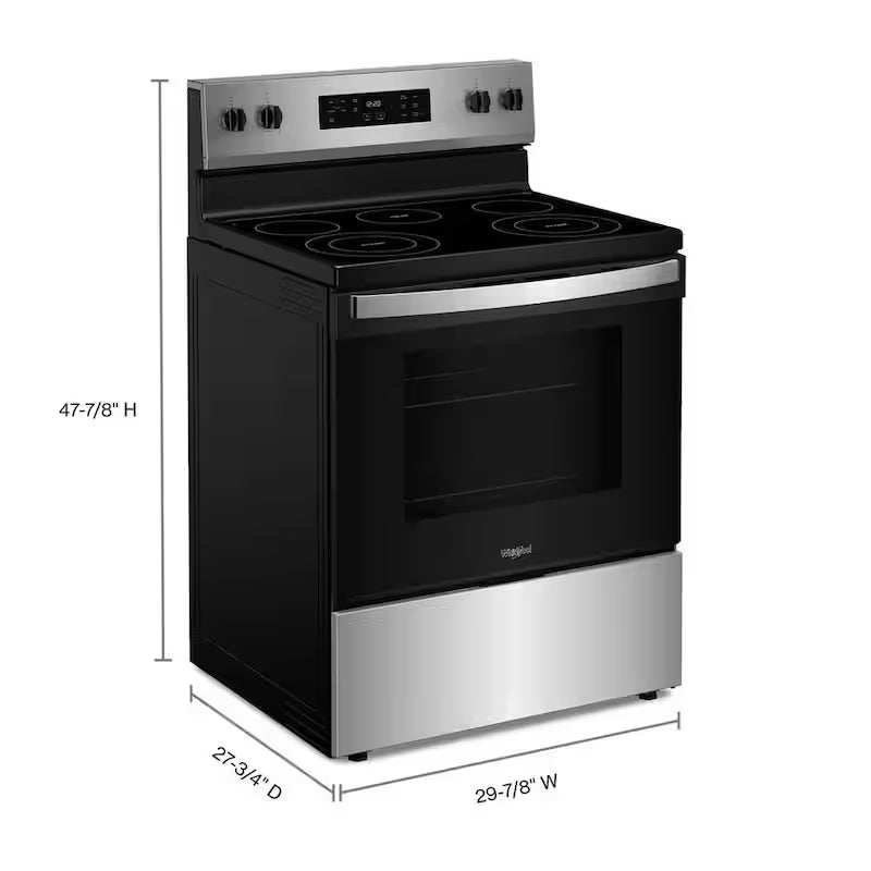 5 Elements Freestanding Electric Range in Stainless Steel U942136