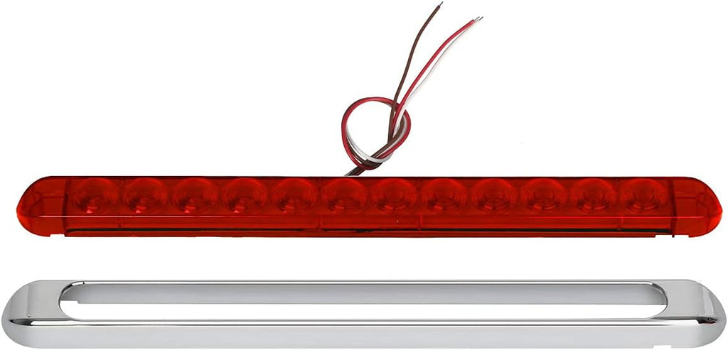 4pcs 17 Inch Chrome LED Trailer Tail Light Bar F214471