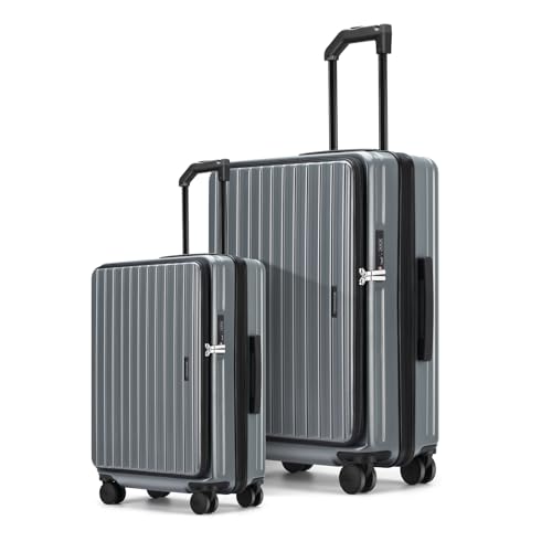 Expandable Hardside Carry On Luggage with Wheels, Tsa Lock, Jade cyan E881571