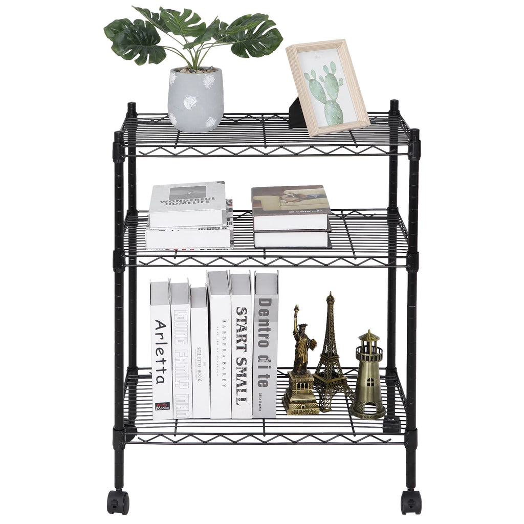 Rolling Kitchen Cart Black I555