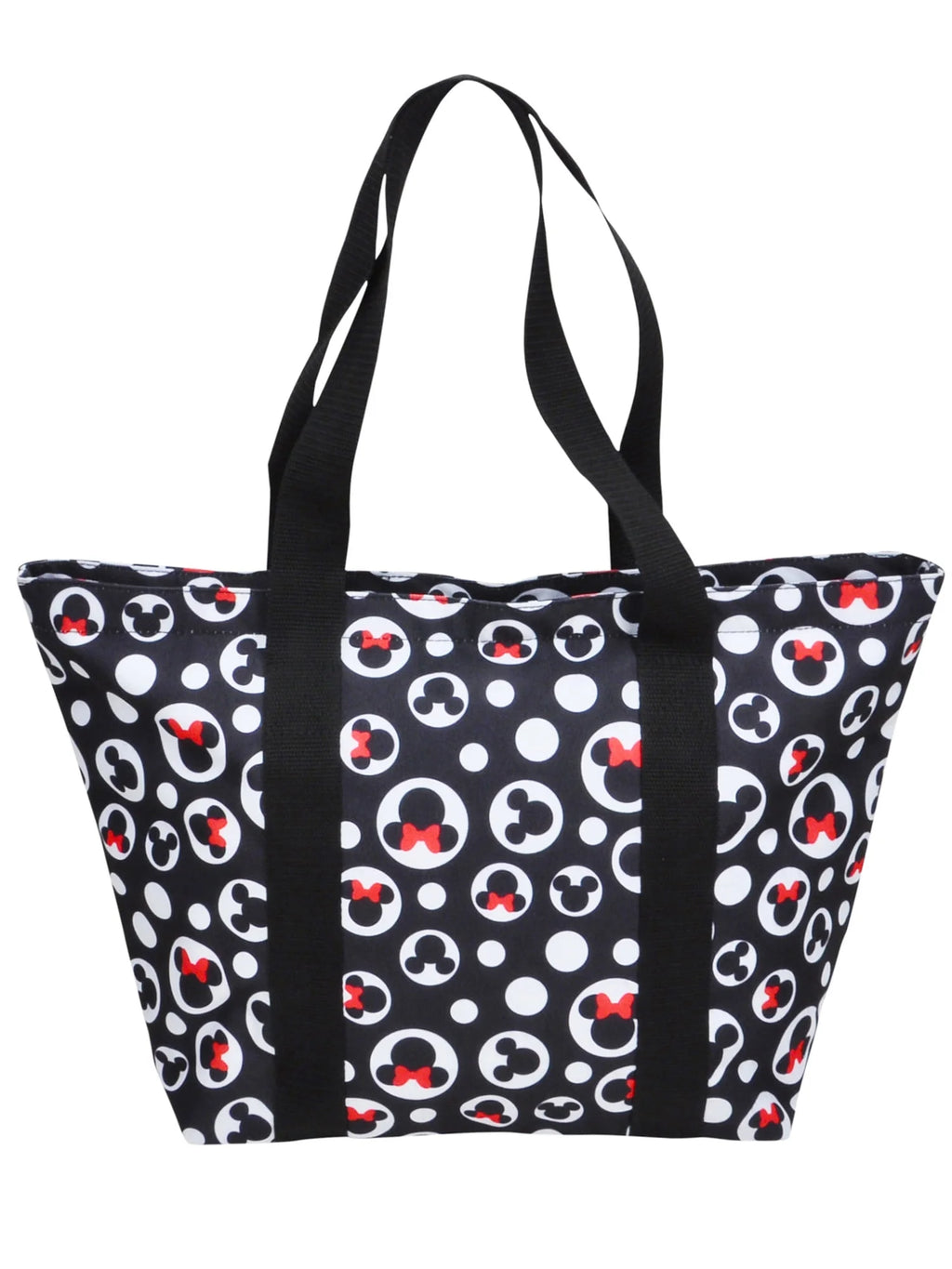 Black Zippered Tote Bag Z418