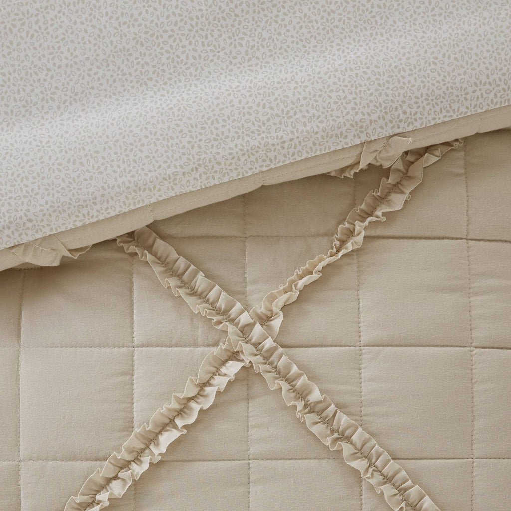 9 Piece Cotton Percale Queen Duvet Cover Set I6829