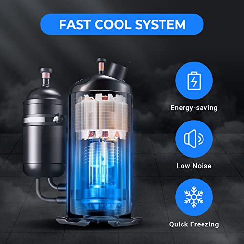 1800W 3 Flavors Soft Serve Ice Cream Machine, 25L/H Yield, Silver Y6333