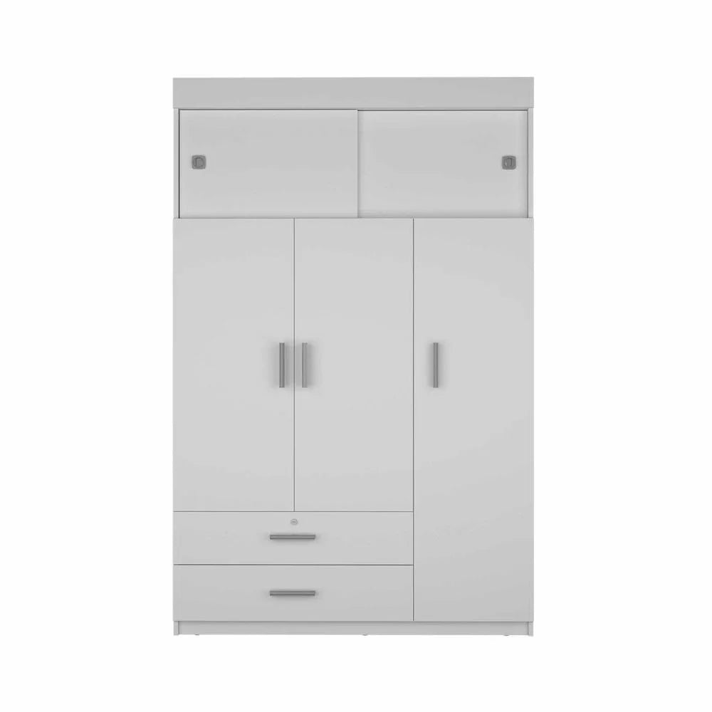 Modern White Wood Bedroom Armoire K447253