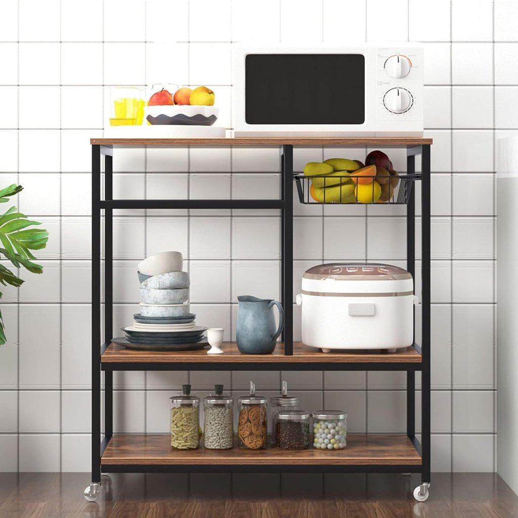 Kitchen Baker's Rack Rustic Brown M805