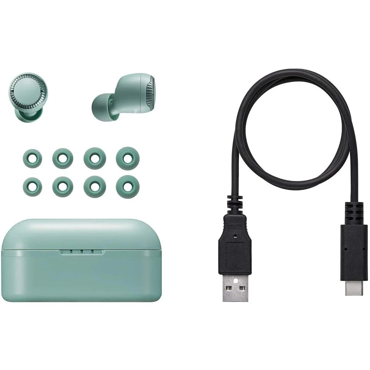 Green True Wireless Bluetooth Earphones Y321678