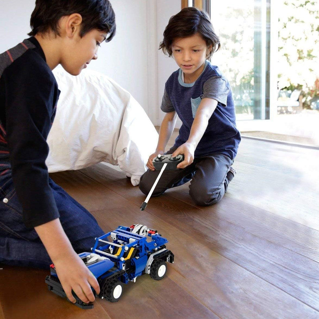 STEM Remote Control Building Kits 2-in-1 Racing Car (326pcs) Bundle with 2-in-1 RC Car Kits (443pcs) Y187