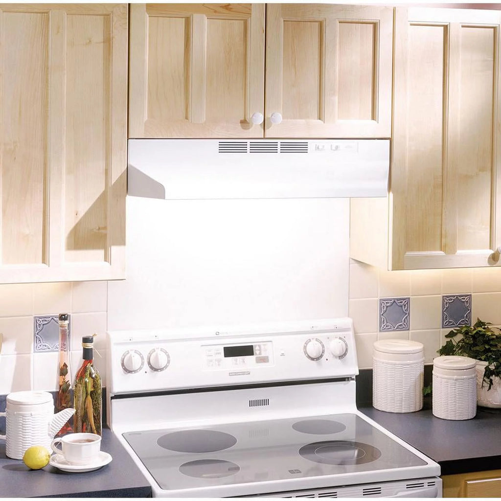 24-Inch Ductless Under-Cabinet Range Hood, White E7509