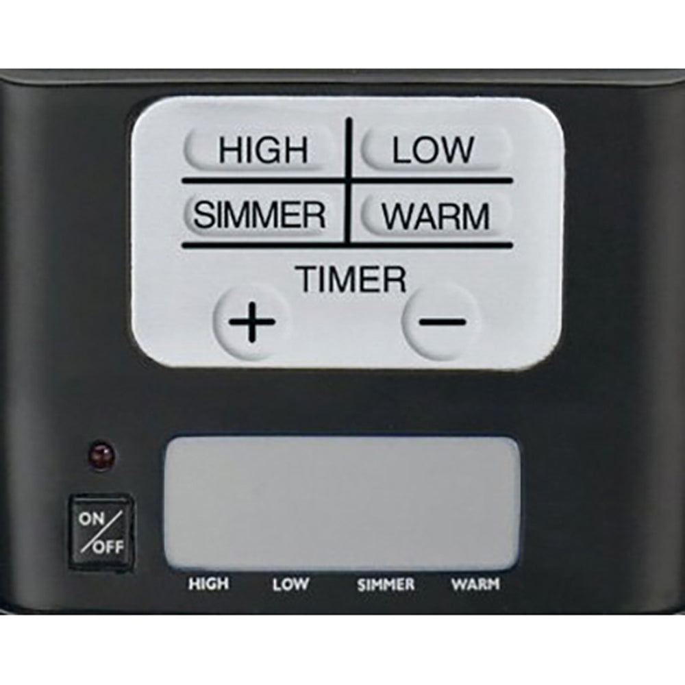 3.5 Quart Programmable Slow Cooker Brushed Stainless Steel I6683