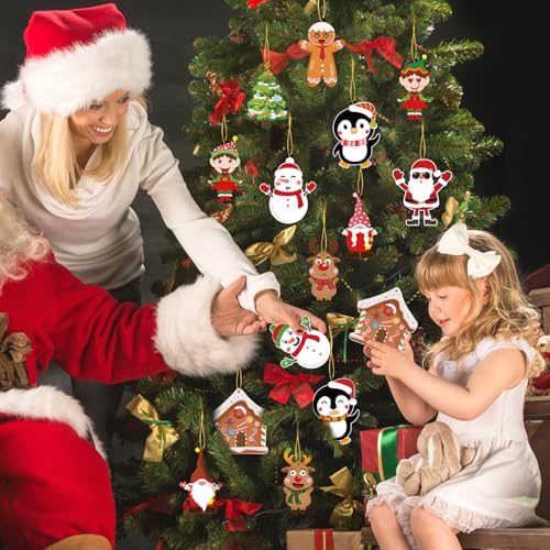 36 Pack Christmas Ornament Craft Kit D654