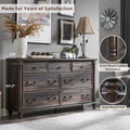 7 Drawer Wood Dresser E302590