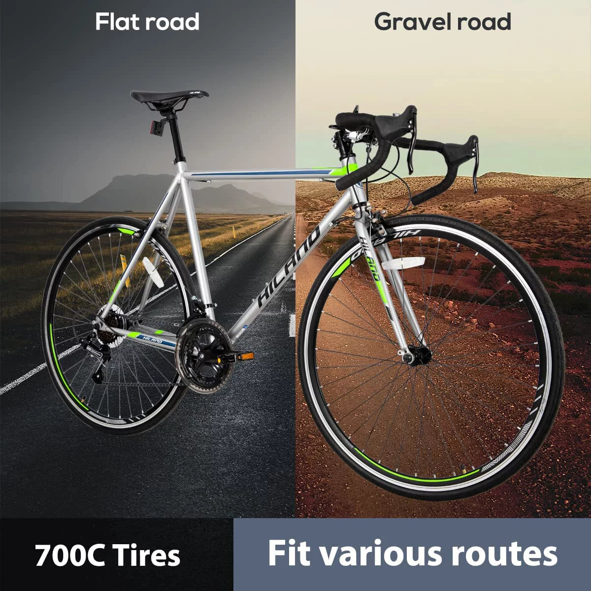 Aluminum 700C 14 speeds Road Bike V38980
