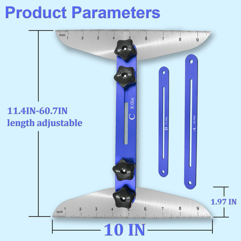 Adjustable Stair Tread Measuring Tool R6513