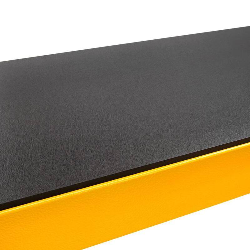 Yellow 3-Tier Steel Storage Shelving Unit S24401